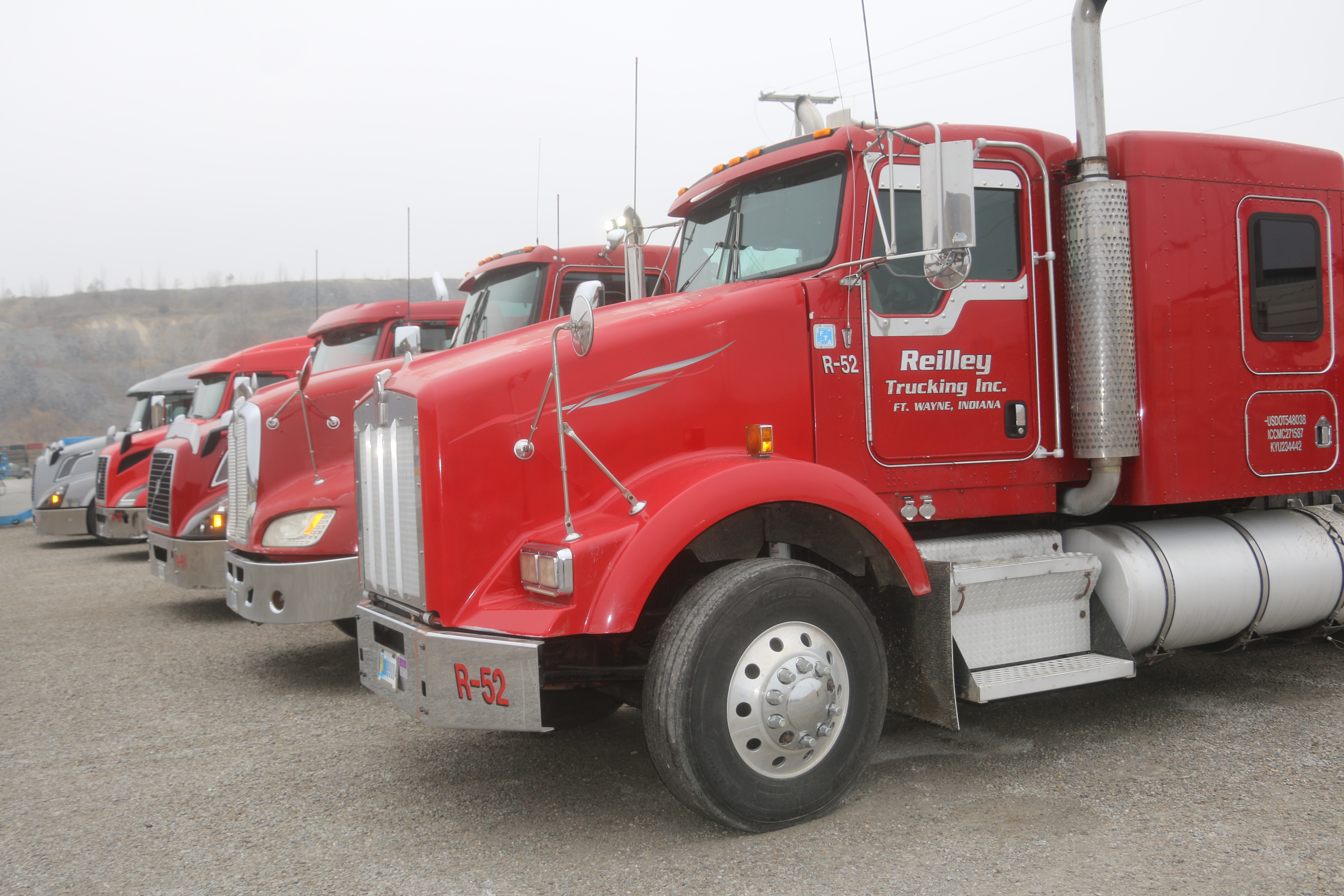 Heavy equipment hauling service